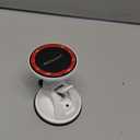 PROfezzion Magnetic Shower Mirror Phone Holder Reusable Suction Cup Phone Mount Compatible with iPhone 17 16 15 14 13 12 & All Phones, Rotating Stand for Glass Window Bathroom Kitchen, White