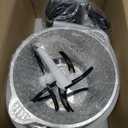 Ganiza Food Processor, 2-Speed Food Chopper Meat Grinder with 8 Cup Stainless Steel & 8 Cup Glass Bowls, Upgraded Button & Smart Overheat Protection Light - Includes Clean Brush, 2 Sets of Blades (Silver)