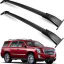 Wonderdriver Heavy Duty 220lb Roof Rack Cross Bars Fit for GMC Yukon & Yukon XL, Chevy Suburban & Tahoe 2015-2020, Cadillac Escalade & Escalade ESV, Chevrolet Aluminum Crossbar Rooftop Cargo Carrier
