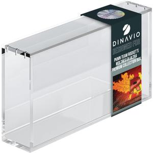 Dinavio Crafthouse Acrylic Display Case for Team Rocket's Moltres ex Ultra-Premium Collection UPC with Magnetic Lid 8 + 5mm Acrylic with 5x3mm Magnets - Compatible with Moltres UPC (Moltres UPC Case)