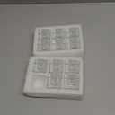 Aglary 11PCS Square Glass Taper Candle Holders for Table Centerpiece. Decorative Crystal Candle Stick Holder Sets. Candle Stand for Wedding, Dinning, Party