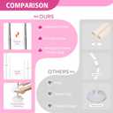 Bezente Balloon Column Stand Set of 4, 9 Feet Adjustable Telescopic Balloon Stand Kit for Floor, Ballon Column Tower with Base and Pole, Metal Backdrop Stands for Baby Shower, Party Decorations