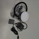 Glocusent 5W Clip on Light, 36LED Eye Caring Reading Light for Bed, 3 Colors & 5 Brightness Clip on Lamp with Adapter, Perfect Reading Light for Bed with Clamp/Bunk Bed/Headboard/Table/Desk (Black)