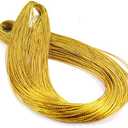 328 Feet Gift Tags String Hang Tags Rope (Gold)