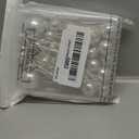 40 Packs Pearl Hair Pins Bridal Wedding White Pearl Hair Accessories Bobby Clips for Brides and Bridesmaids(Mix Size)