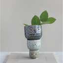 Decorative Stoneware Owl Containers