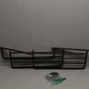 22.8Inch Towel Rack for Bathroom and Lavatory Towel Hanger with Wall Mount Towel Bars 304 Stainless Steel No Drill (Collapsible Black Towel Rack with Bathroom Organize Shower Shelves)