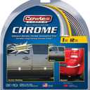 Cowles - Premium Universal Body Molding for All Vehicles - Easy Install, Chrome Finish, 1" by 12 ft, UV Protected, Long Lasting Flexible PVC