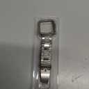 Compatible with Apple Watch Band and Case, Stainless Steel Metal Chain with TPU Cover, Smart-Watch Link Bracelet Strap, Wrist-Band for i-Watch Series 9 8 7 6 5 4 3 2 1 SE, 45mm 44mm 42mm, Silver