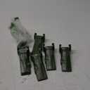 Hicarer 5 Pack V17SYL Bucket Digging Teeth with V13/17pn Flex Pins Digging Tooth Fits for V17 17SYL V17SYL for Excavator Backhoe Loader