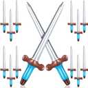 15 Pcs Inflatable Pirate Swords,Inflated Plastic Blow Up Sword Toy,Theme Party Birthday Swimming Pool Party Supplies Favors,Halloween Pirate Costume Accessories Stage Props