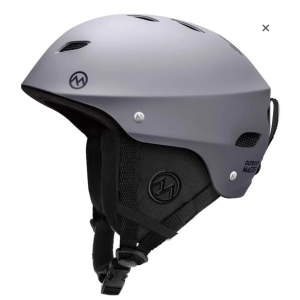 Outdoor Master Gray Kelvin Ski Helmet  Large