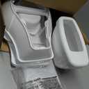 Ingenuity My Size Potty Pro 2-in-1 Potty Training Toilet, Floor Potty with Removable Potty Seat for Standard Toilets, Realistic Flushing Sound, For Toddlers Ages 18+ months, Up to 50 lb