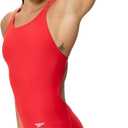 Speedo Womens Swimsuit One Piece Endura Soft Classic Cut Solid Adult (Red, M)