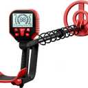 2025 Professional Metal Detector, Waterproof, Adjustable Stem, Advanced DSP Chip with LCD, 2.26 lbs Lightweight for Beach and Backyard Exploration