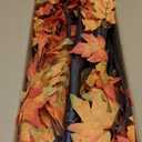 6FT Prelit Fall Maple Tree Decor, 128 LEDs with 8 Acorns 8 Pine Cones & Timer 8 Flashing Modes Artificial Maple Tree Thanksgiving Decor for Fall Home Autumn Halloween Harvest Indoor Outdoor (Orange)