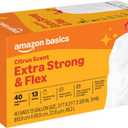 2 x Amazon Basics Extra Strong & Flex Tall Kitchen Drawstring Trash Bags, Citrus Scent, 13 Gallon, 40 Count
