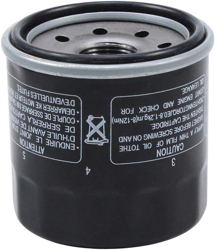 LOCOPOW Oil Filter for Yamaha Grizzly 660 350 450 400 700 YFM350 Rhino Viking 700 XVZ1300 XV1600 XV1700 FZ1 FZ6 FZ8 FJR1300 XSR700 XSR900 FZ07 MT03 MT09 MT10 YXZ1000R FZ09 MT07 FZ06
