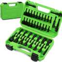 SWANLAKE SWANLAKE 39PCS Magnetic Hex Nut Driver Master Kit,1/4" Quick-Change Hex Shank, SAE & Metric Power Nuts Driver Drill Bit Tools Set,Cr-V Steel