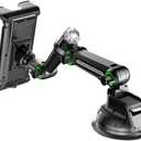 Tablet Car Holder Dashboard Tablet Stand with Suction Cup and Extendable Tube for Travel Convenience