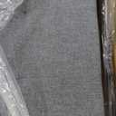 Amazon Basics Faux Linen Upholstered Tufted Headboard with Adjustable Height, King, Gray