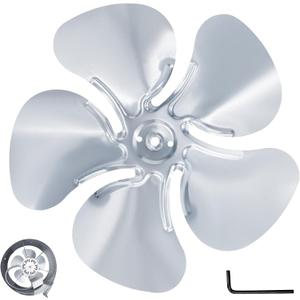 Earthtec A65123 Attic Exhaust Fan Blade Replacement Propeller 12 Inch Dia. 5 Blade 23 Deg.-Bore (In.): 5/16 Electric Fan Motors