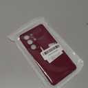 Varikke Compatible with Samsung Galaxy S25 Ultra Case, Liquid Silicone Upgrade [Camera Protection] [Anti-Scratch Microfiber Lining] Slim Soft Touch Gel Rubber Shockproof Phone Case 6.9", Burgundy