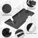 JOYTUTUS Tonneau Cover 4 Door Compatible with Wrangler JLU 2018-2026, Trunk Cargo Cover Tailgate Cover JL Accessories