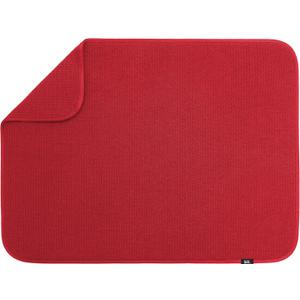 S&T INC. Dish Drying Mat XL, 18 x 24, Absorbent Microfiber Kitchen Counter Mat, Dish Drying Pad for Dishes, Utensils, Pots and Pans, Extra Large, Red S&T INC. Dish Drying Mat XL, 18 x 24, Absorbent Microfiber Kitchen Counter Mat, Dish Drying Pad for Dishes, Utensils, Pots and Pans, Extra Large, Red