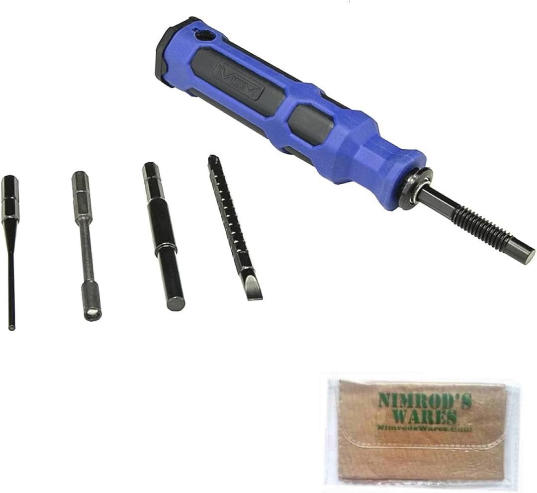 Nimrod's Wares NcStar Pro Tool 5-Tools Compatible with Glock VTGLPRO Bundle with Microfiber Cloth