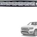 Front Bumper Lower Grille Compatible with Dodge Ram 1500 2019 2020 2021 2022 2023 3.0L Front Bumper Lower Trim Panel Grilles Replaces 68334531AD 68334531AB
