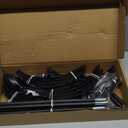 Garden Obelisk Trellis for Climbing Plants Outdoor 6 Ft Rose Bush Round Trellis for Pots Rustproof Metal Plant Flower Trellises for Clematis Vine Jasmine Support Outdoor Indoor (Black)