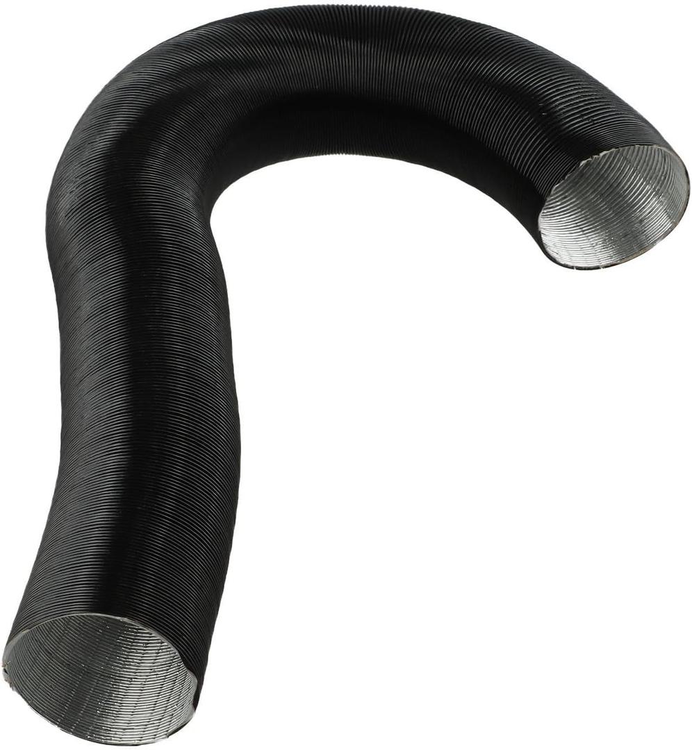90mm Heater Duct Hose 200cm Black Aluminum Foil Air Outlet Pipe Flexible Tube for Webasto for Eberspacher for Planar Diesel Heaters