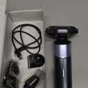 Electric Razor for Men: 3-in-1 Shaver with Hair Clipper and Nose Hair Trimmer, 10000 RPM High Speed Motor, Vivid Blue