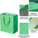 2 x Pikalon 6 pcs Neon Green Gift Bags with Handles, Large 9.84"x4.33"x14.17" Bright Color Gift Wrap Paper Bag Party Favor Bag Boutique Retail Bags for Wedding Birthday Baby Shower Wedding Welcome Party Supplies (Green, 9.84x4.33x14.17 Inches)