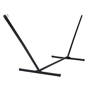 SUNCREAT 12 FT Heavy Duty Hammock Stand, 475 lbs Capacity, Black | Portable Hammock Stand 
