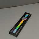 Waterproof Airtag Cat Collar, Breakaway Cat Airtag Collar with Luminous & Reflective Fish Pattern, Lightweight Kitten Collars for Apple Air tag, Hidden GPS Tracker Holder for Cats, Kittens(9-13") (Classic Black)