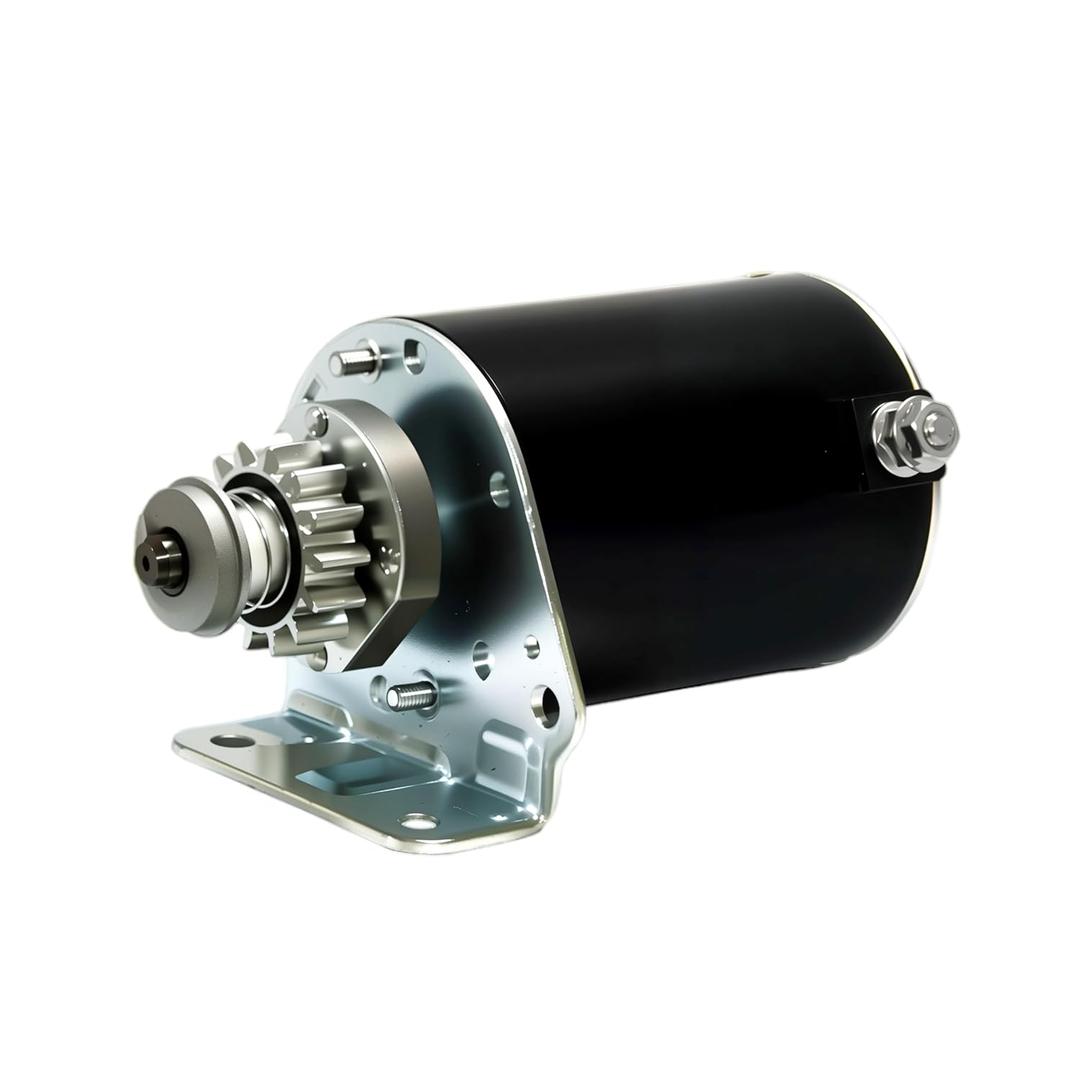 14 Teeth Starter Motor Compatible with Cub Cadet 14.5 16 16.5 17 17.5 18 18.5 HP John Deere New Holland Toro 14 Tooth Steel Gear 593934 693551 LG693551 BS693551 SE501848 New Starter Replacement