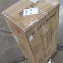 Hives and Honey Daley Oval Jewelry Armoire, Stylish Standing Organizer with Mirror, 7 Drawers, 20 Necklace Hooks, Anti-Tarnish Lining, Divided Storage, Black