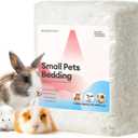 BUCATSTATE Hamster Bedding 70L, 99% Dust-Free Guinea Pig Bedding Odor Control Paper Bedding, Cozy Small Animal Bedding for Rabbit Rat Syrian Dwarf Hamsters Gerbils (White)