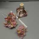 COCORRNA Reed Diffuser - Pink Rose 8.5 Fl.oz Reed Diffuser with 8 Sticks for Home Bathroom Shelf Decor (Simple Luxe Collection)