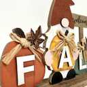Fall Decorations for Home Thanksgiving Decor Wooden Gnome Sign Farmhouse Welcome Fall Sign Vintage Autumn Harvest Signs Indoor