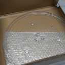 13.5" Microwave Glass Turntable Plate Compatible with 5304509621 Frigidaire microwave plate WB39X10032 GE microwave plate replacement JVM3106 WB49X10002 13 1/2" Samsung Microwave Plate DE74-20016A (13.5" Big Coupler Hole)