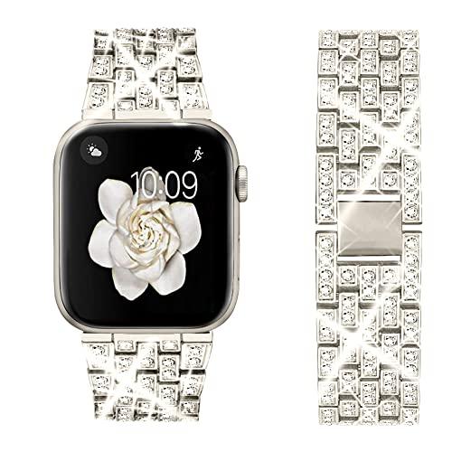 Dsytom Bing Bands Compatible with Apple Watch Band 38mm 40mm 41mm 42mm 44mm 45mm 46mm 49mm, Jewelry Replacement Strap for iWatch Series Ultra 2 10/9/8/7/6/5/4/3/2/1/SE Ultra