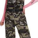 BASSDASH Women Neoprene Chest Waders Desolve Bare Camo for Fishing Hunting with 600 Grams Insulated Rubber Boot Foot, Small, Boot 6