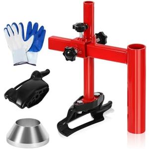 Aukivon Manual Tire Changer Duck Head Kit with Silver Cone, Heavy-Duty Tire Changing Kit, Tire Tools for 16-21" Tires, for Home Garage Small Auto Shop (Not Fit for HF Tire Changer)