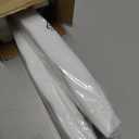 6-PCS Temporary Light Filtering Pleated Paper Blinds 35" W x 59" H White