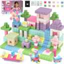 TOY Life 104 Pcs Magnetic Blocks for Kids Ages 3-5, Magnet Building Blocks for Toddlers, Magnetic Blocks for Kids Ages 4-8 Girls & Boys, Educational Learning Building Toys for Age 3 4 5 6 7 8-12