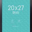 LaVie Home 20x27 Picture Frame Black, Puzzles Frame for Wall Decoration, Classic Black Minimalist Style Suitable for Decorating Houses, Offices, Hotels, Puzzles Posters Photos or Artwork, 1 Pack