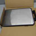 SNOWCLAD Stainless Steel Cutting Board,Double Sided Steel Cutting Boards for kitchen,Stainless Steel/Wheat straw pp Large Board for meat,non toxic Chopping,16 * 11 Inch,Dishwasher Safe